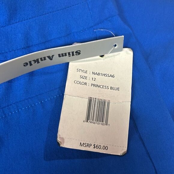 Zack and Rachel royal blue slim ankle slit in the ankle brand new - Picture 7 of 8